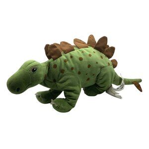 Ikea Jattelik Stegosaurus Dinosaur Plush Stuffed Animal Green 20"